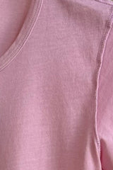 NSF - Tara Fitted Shrunken Crew Tee - PINKSORB
