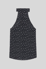 Nili Lotan - Alla Halterneck Top - BLKIVYST