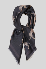 Nili Lotan - Cheetah Twill Scarf - CHEETPRT