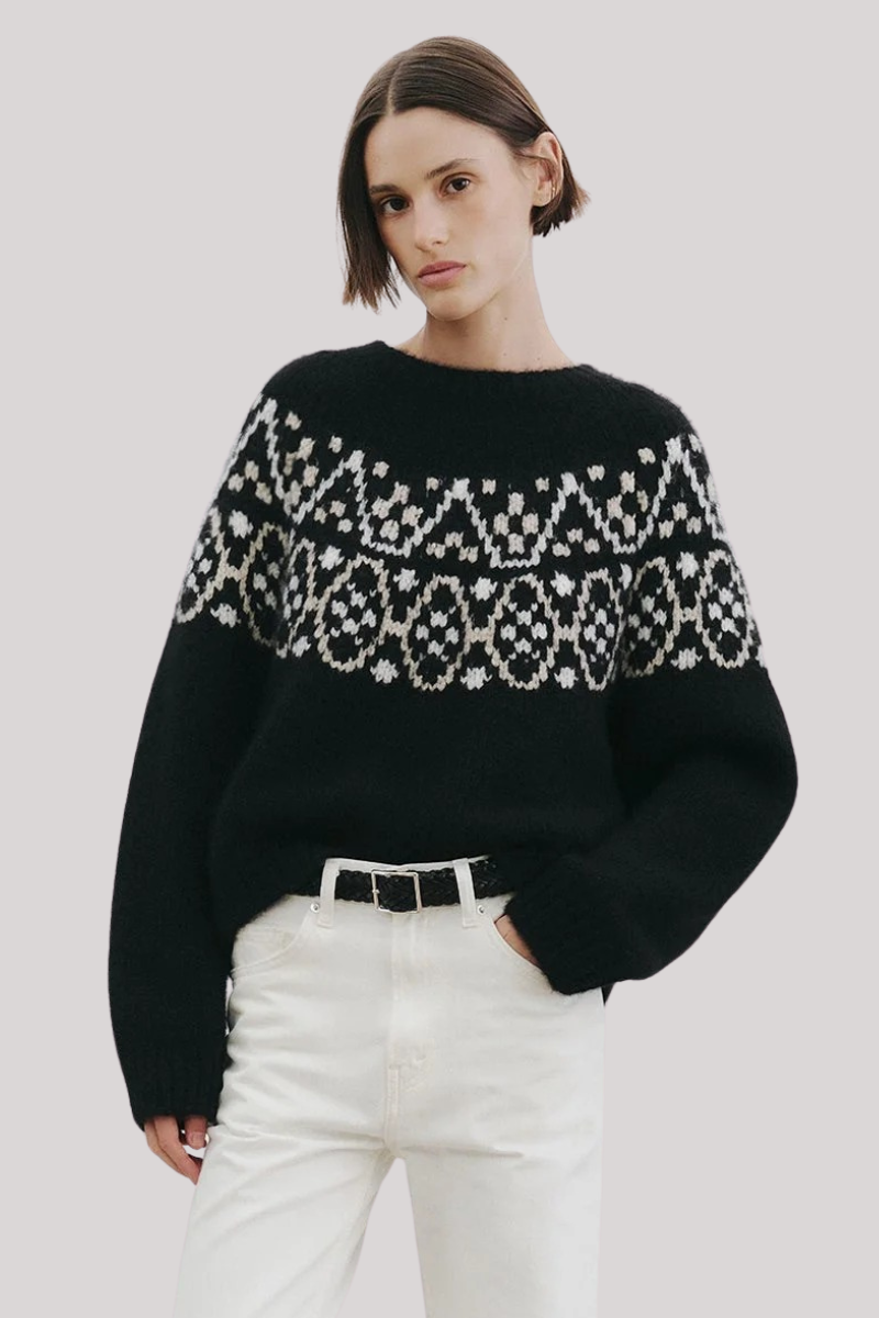 Nili Lotan - Chrissy Cashmere Sweater - BLKFAIR