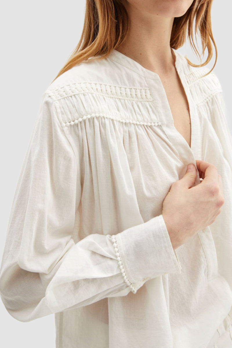 Nili Lotan - Clarys Top - IVORY