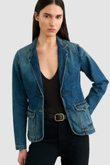 Nili Lotan - Elton Denim Blazer - SIMONWSH