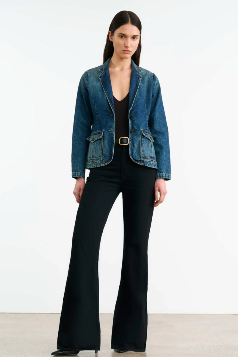 Nili Lotan - Elton Denim Blazer - SIMONWSH