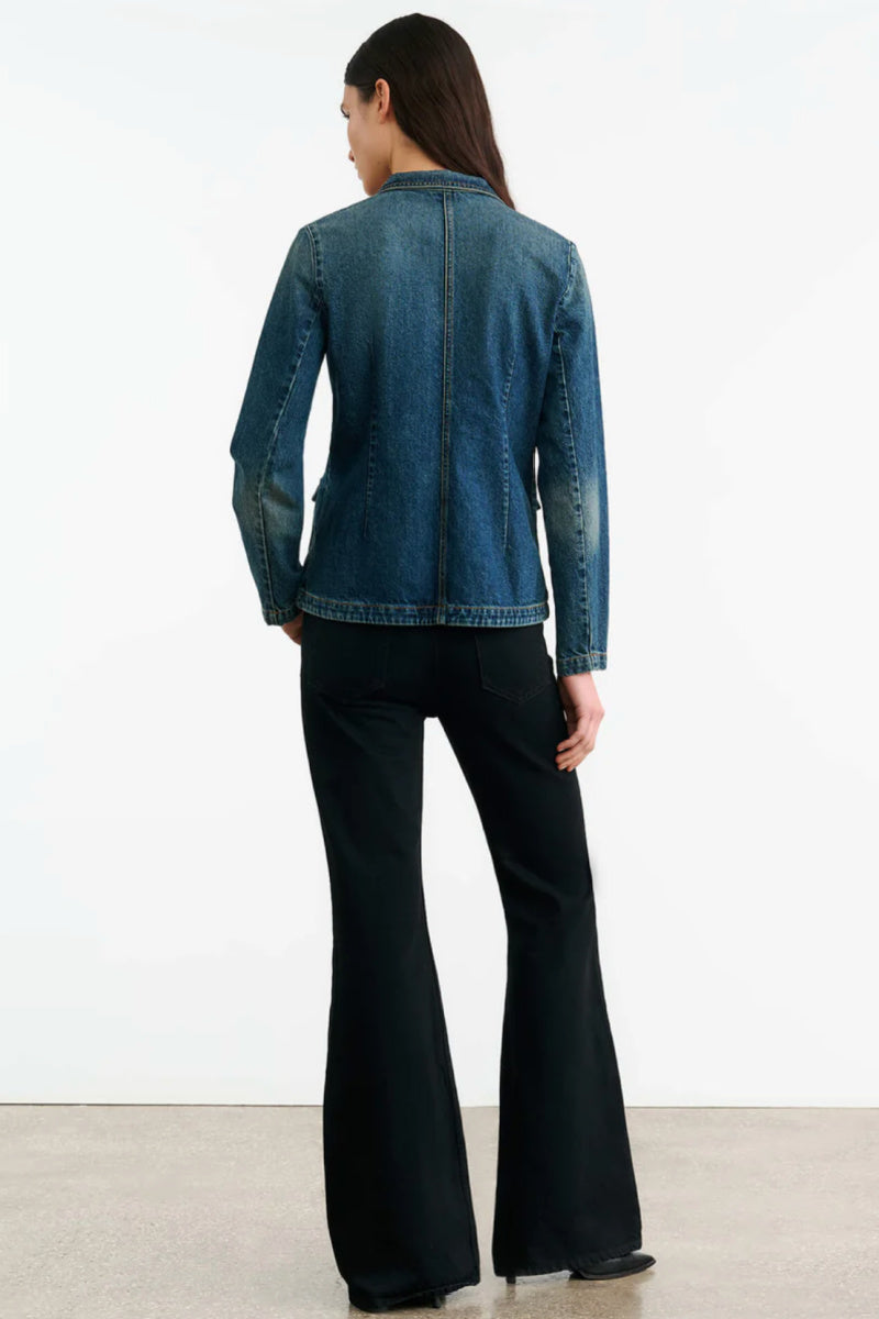 Nili Lotan - Elton Denim Blazer - SIMONWSH