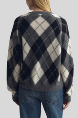 Nili Lotan - Feron Argyle Sweater - GRYIVYAR
