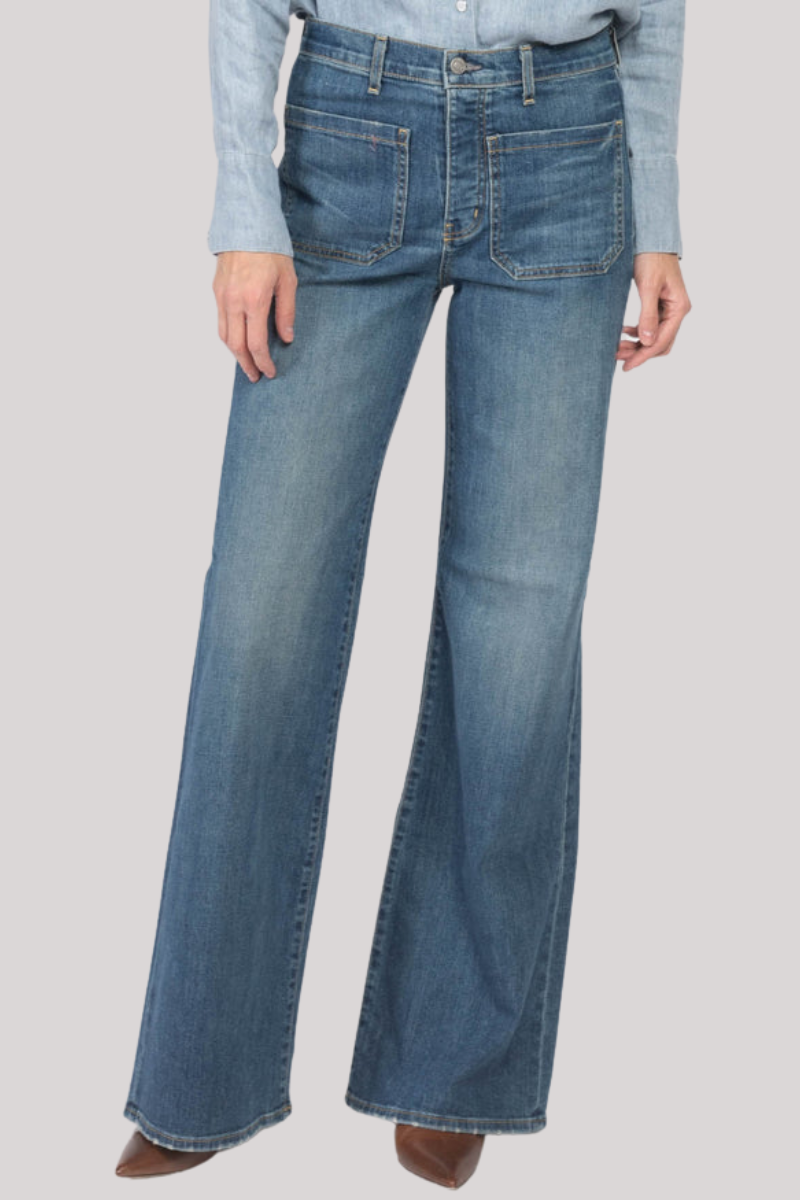Nili Lotan - Florence Denim Flare Jeans - CLASWASH