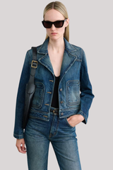 Nili Lotan -  Georgy Denim Jacket - SIMONWAS