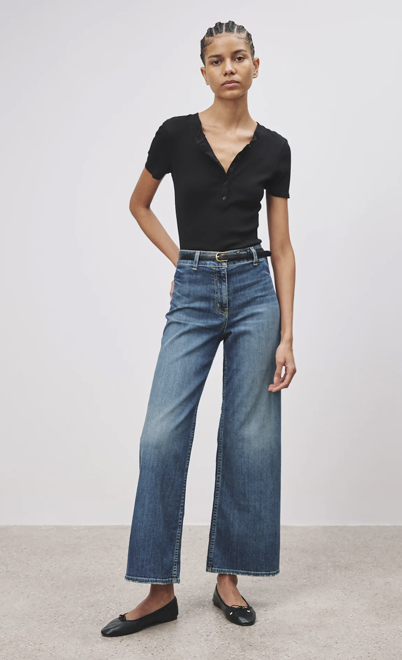 Nili Lotan - Megan High-Rise Wide-leg Jeans - CLASSICW