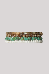 Chan Luu - Montego Naked Wrap Bracelet Silver - MULTI