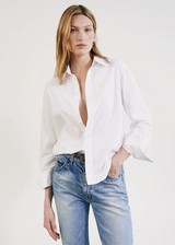 Nili Lotan - Raphael Classic Shirt - WHITE