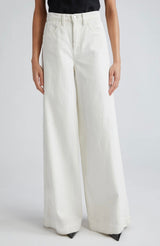 Nili Lotan - Rolland Wide Leg Jean - CREAM