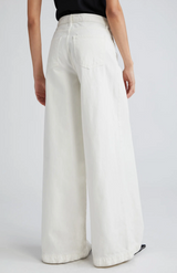 Nili Lotan - Rolland Wide Leg Jean - CREAM