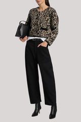 Nili Lotan - Shon Wool Pant - BLACK