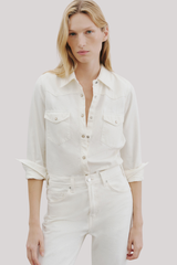 Nili Lotan - Travis Shirt - CREAM