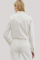 Nili Lotan - Travis Shirt - CREAM