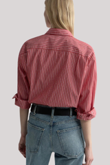 Nili Lotan - Yorke Shirt - REDWHTST