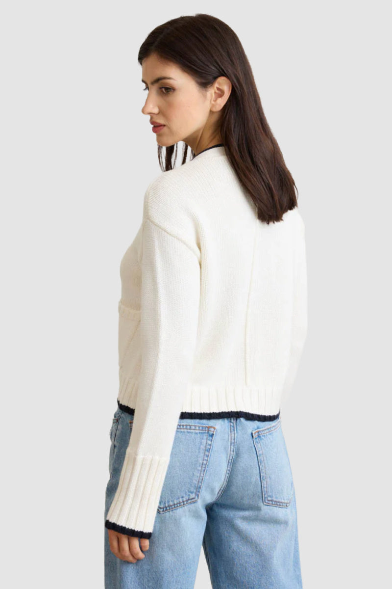 Not Monday - Daphne Cardigan - IVORY