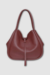 Oliveve - Ellis Leather Hobo Tote - BAROLO