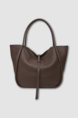 Oliveve - Ellis Leather Hobo Tote - CHESTNUT