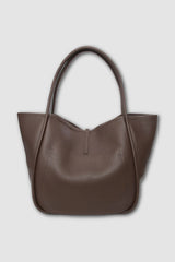 Oliveve - Ellis Leather Hobo Tote - CHESTNUT