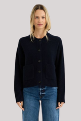 One Gray Day - Cassie Cashmere Cardigan - GALAXY