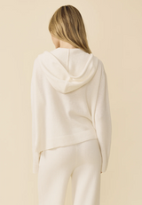 One Greay day - Bixby Cashmere Hoodie - IVORY