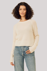 One Grey Day - Blakely Cashmere Pullover - IVORY
