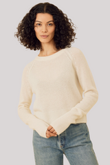 One Grey Day - Blakely Cashmere Pullover - IVORY