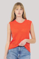 One Grey Day - Camille Cashmere Top - APEROL