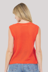 One Grey Day - Camille Cashmere Top - APEROL