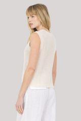 One Grey Day - Camille Cashmere Top - CREAM