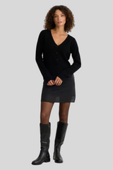 One Grey Day - Dottie Cardigan - BLACK