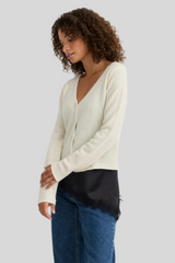 One Grey Day - Dottie Cardigan - IVORY