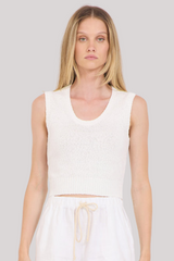 One Grey Day - Ikaria Top - IVORY