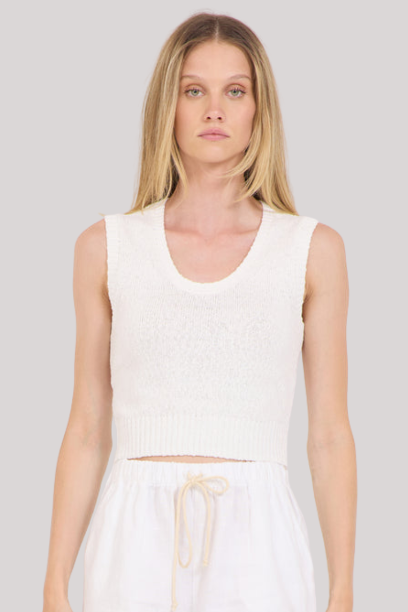 One Grey Day - Ikaria Top - IVORY
