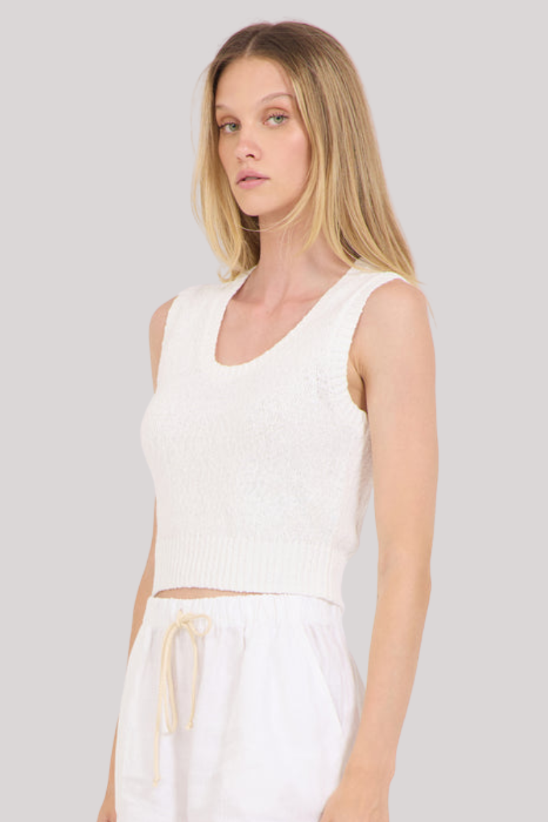 One Grey Day - Ikaria Top - IVORY