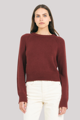 One Grey Day - Lewes Crewneck - CURRANT