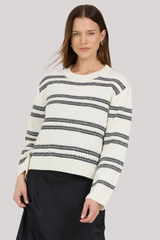 One Grey Day - Lotus Crewneck - BLKCOMBO