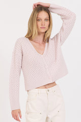One Grey Day - Luca Cashmere Cardigan - SHELL