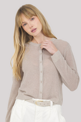 One Grey Day - Macy Cardigan - MARBLE
