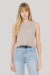 One Grey Day - Macy Top - MARBLE
