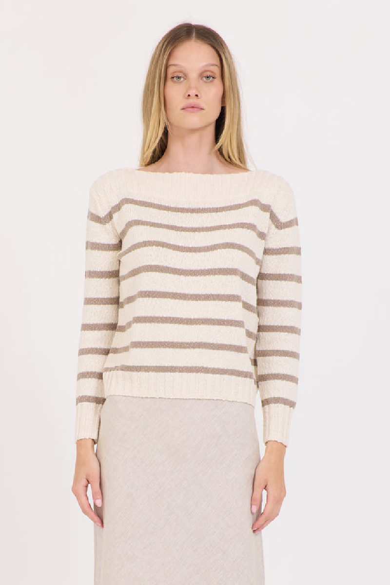 One Grey Day - Paros Pullover - IVORYCOM