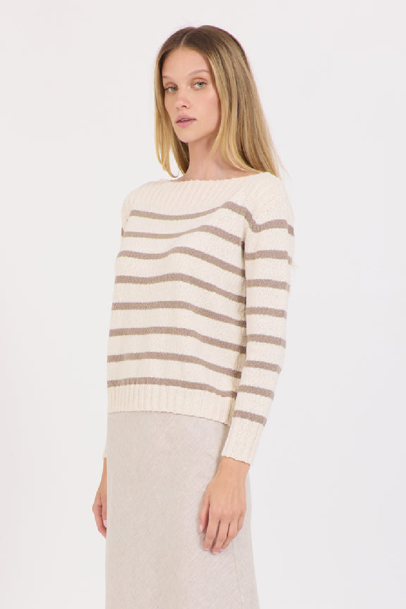 One Grey Day - Paros Pullover - IVORYCOM
