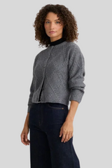 One Grey Day - Peta Cardigan - HEATHASH