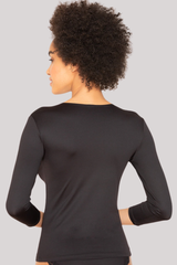 Only Hearts - Delicious 3/4 Sleeve Crewneck - BLACK