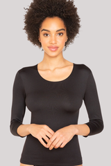 Only Hearts - Delicious 3/4 Sleeve Crewneck - BLACK