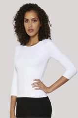 Only Hearts - Delicious 3/4 Sleeve Crewneck - WHITE
