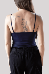 Only Hearts - Delicious Adjustable Strap Cami - NAVY