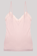 Only Hearts - Lace Trimmed Cami - BONE