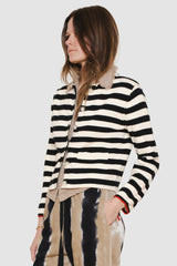 Raquel Allegra - Ferris Cardigan - BLKSTRIP